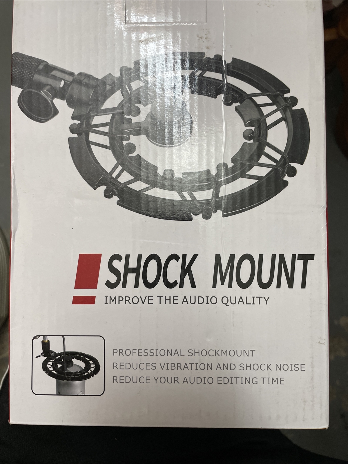 SHOCK MOUNT IMPROVE THE AUDIO QUALITY New
