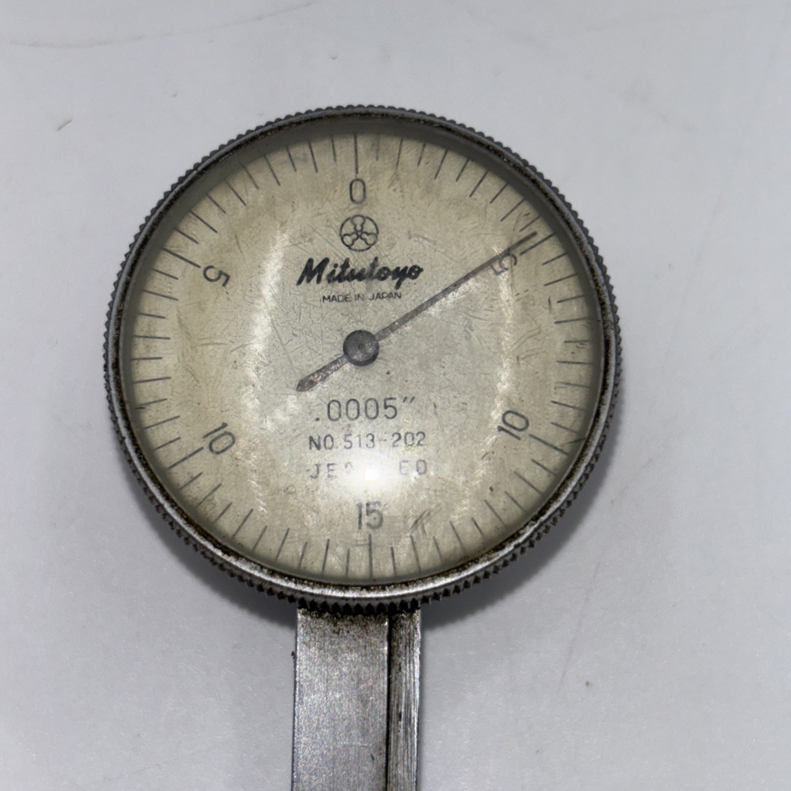 MITUTOYO DIAL TEST INDICATOR 0.0005" NO. 513-202
