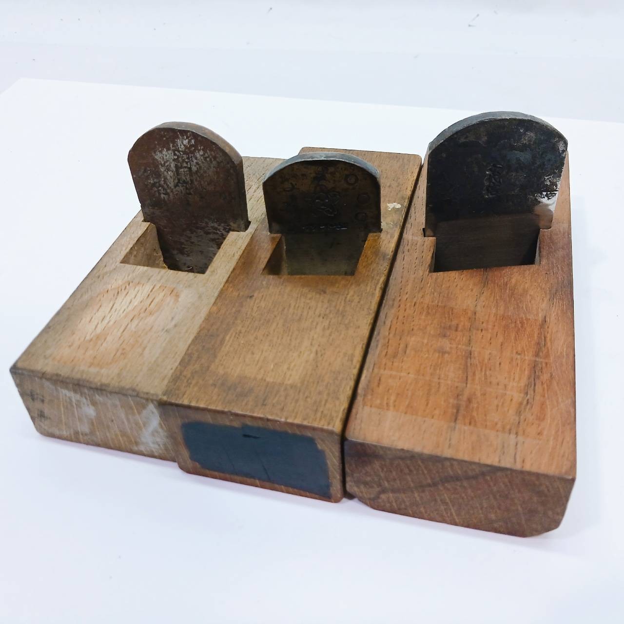 Japanese Tachi Kanna Standing Plane set of 3 Chiyonobu etc Planes Japan BC2017