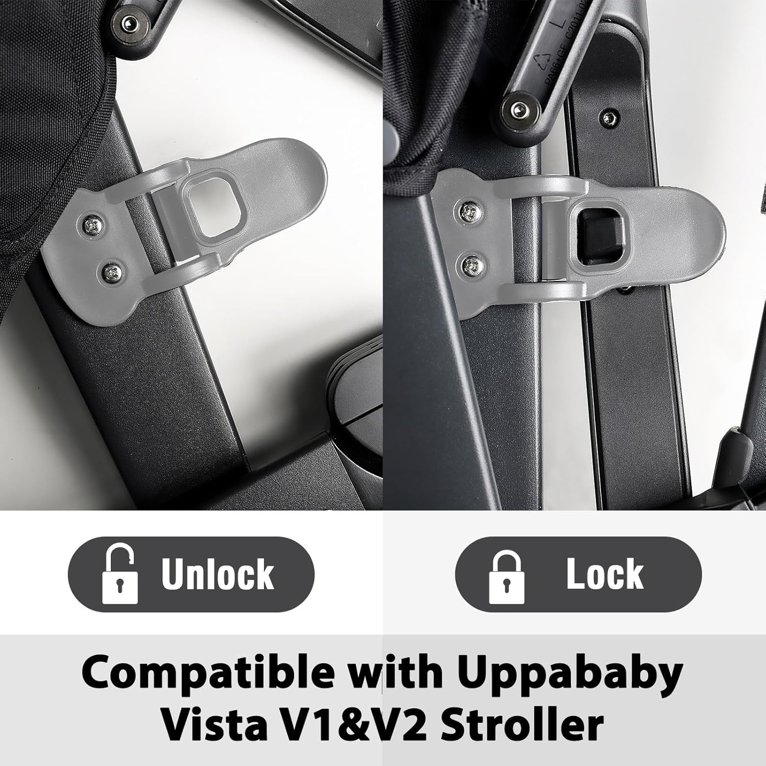 Replacement Closing Latch Uppababy Vista 2015+ (And V2),Hinge Latch Compatible w