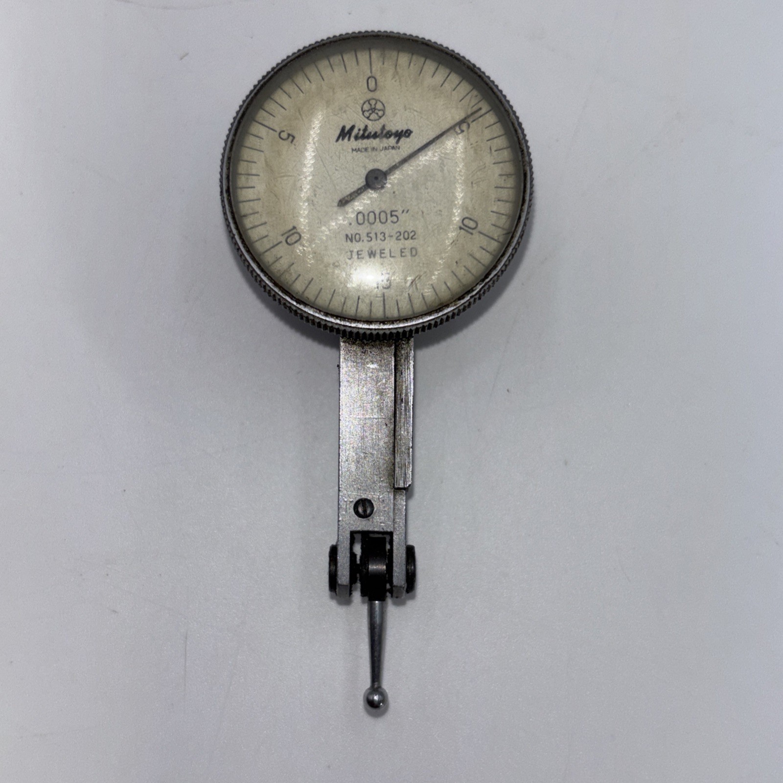 MITUTOYO DIAL TEST INDICATOR 0.0005" NO. 513-202