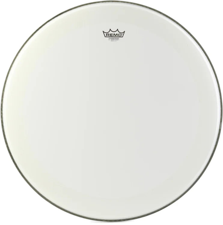 Remo Powerstroke 3 Smooth White Bass Drumhead - 24 inches