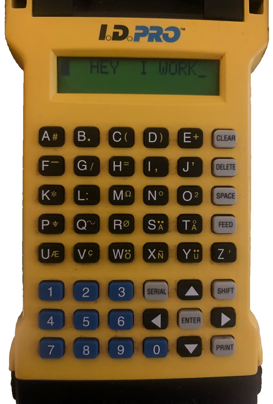 BRADY ID PRO LABEL MAKER