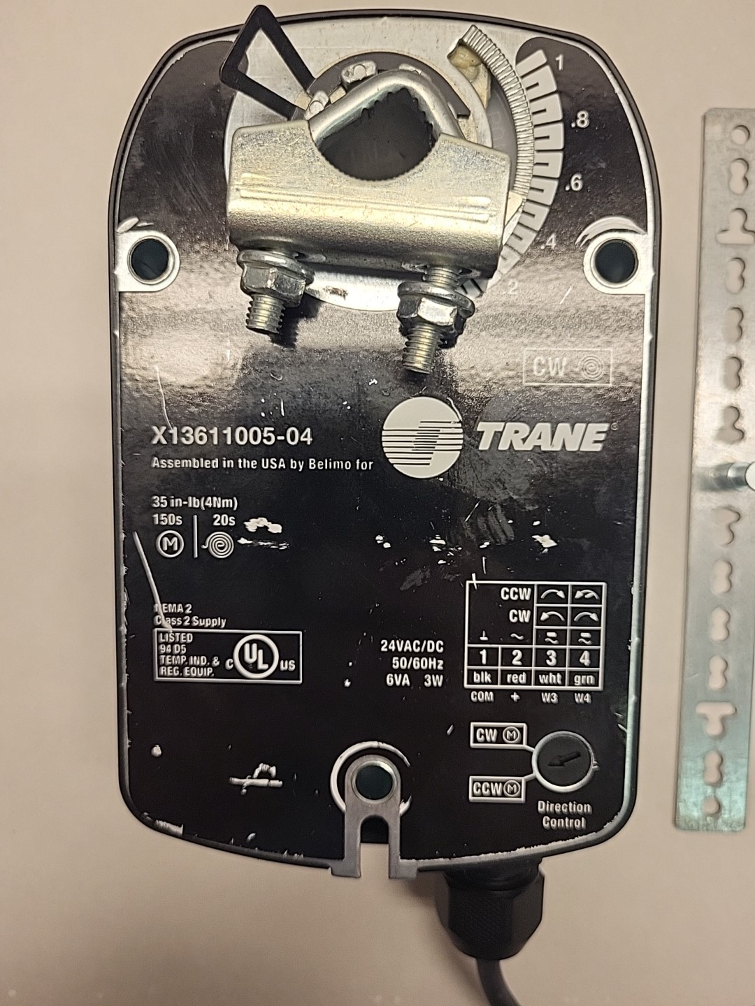 Trane/Belimo Actuator X13611005-04 Floating Spring Return