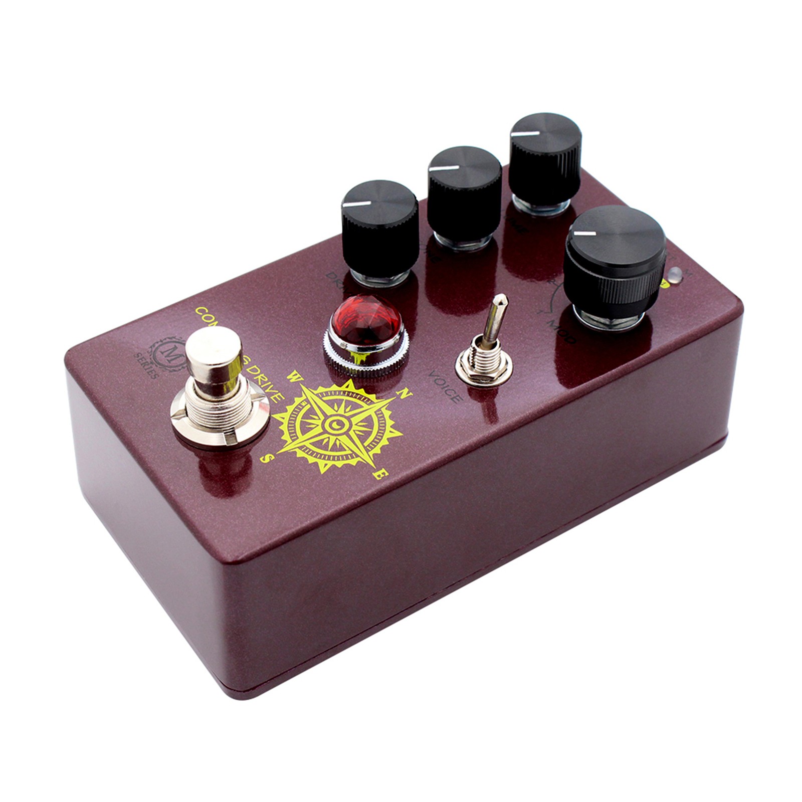 MOSKYAudio Overdrive Guitar Effect Pedal 4 Mode Switch & Volume/Tone/Drive MQAX