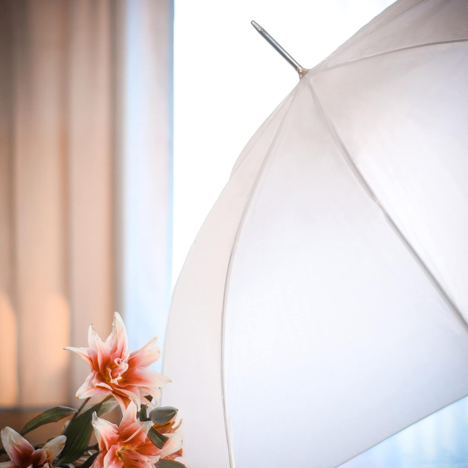 Wedding Umbrella - 48" Umbrella - Manual Open - 7 Pack (White)