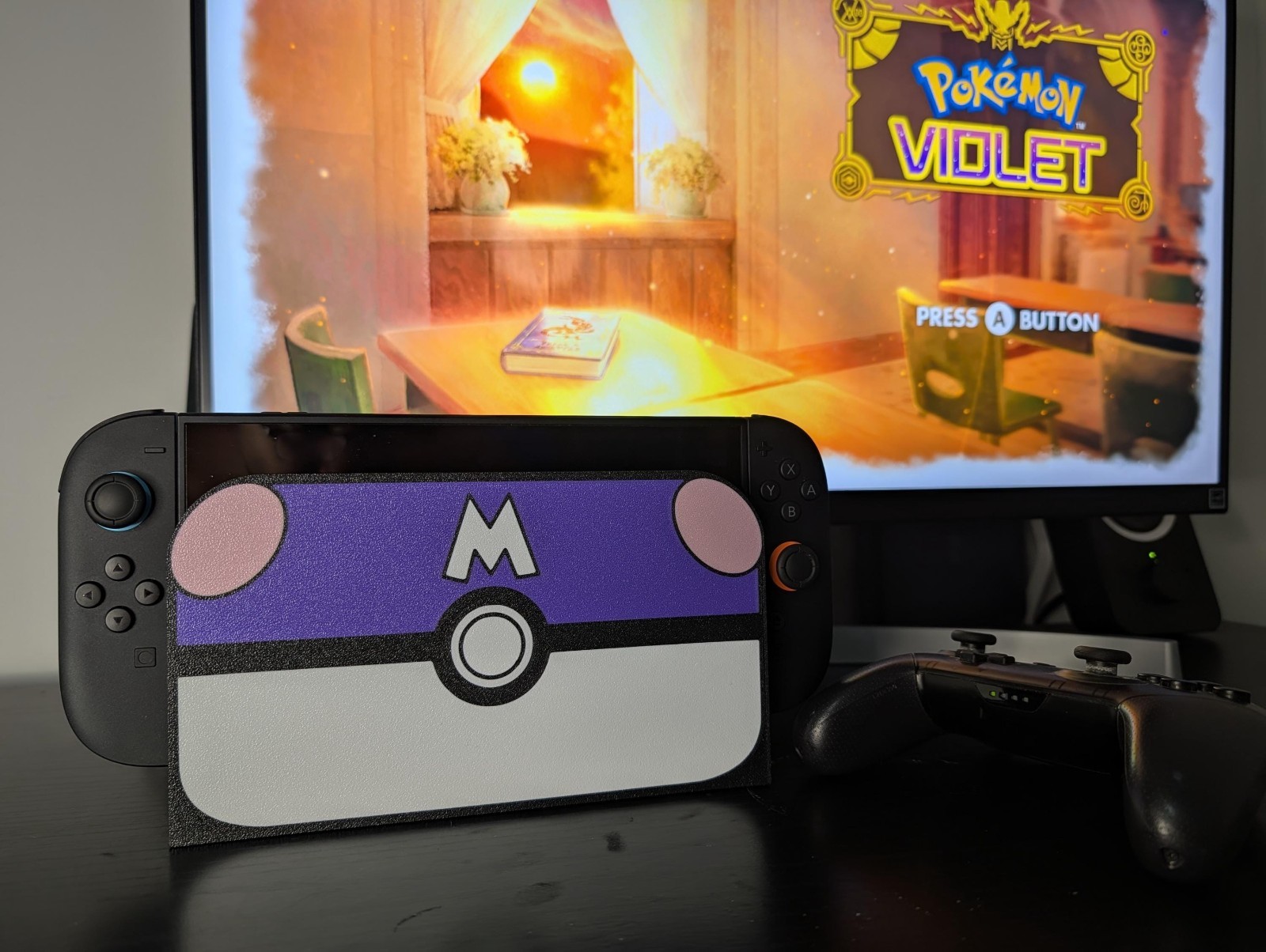 Pokemon Masterball Dock Cover Faceplate for Nintendo Switch 2