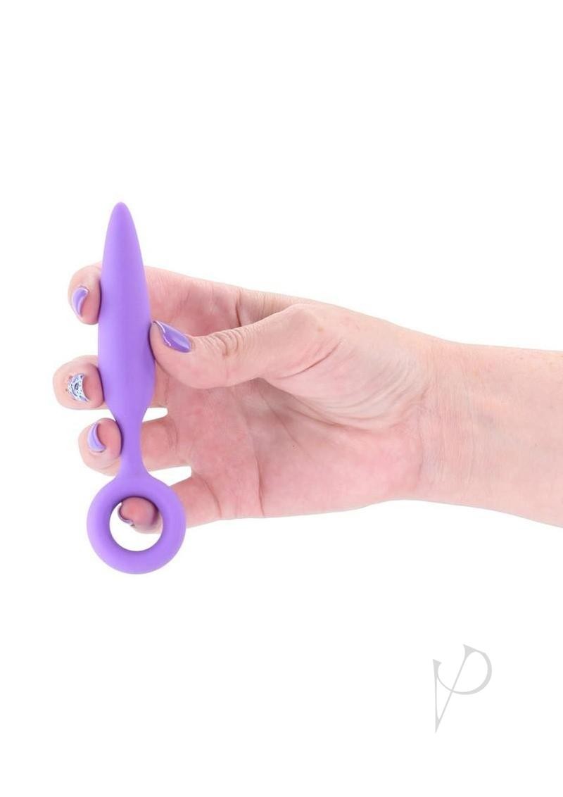 Silicone Slim Butt Plug Beginner Anal Plug INYA Slide Purple Tapered Comfort Fit
