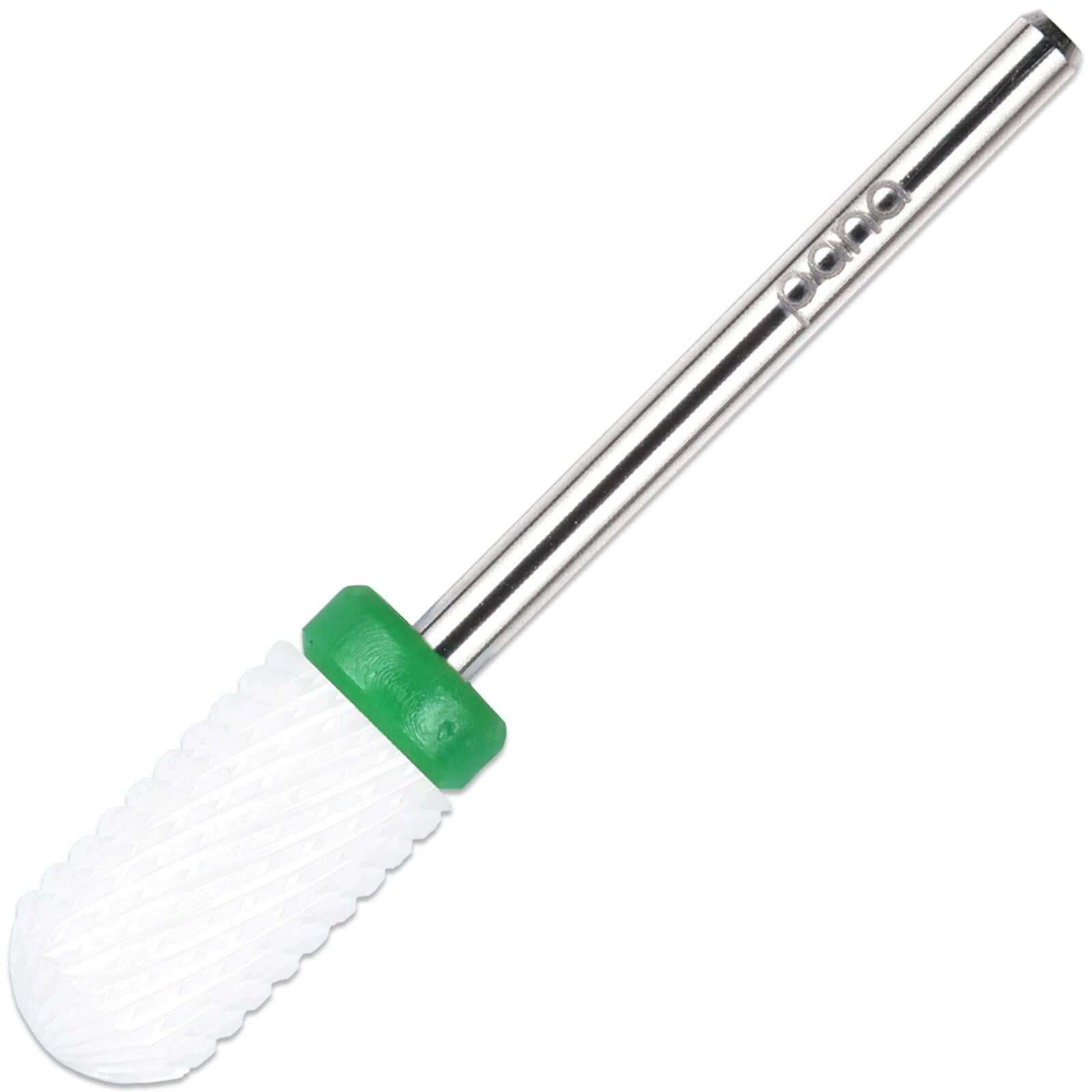 Professional USA Ceramic White Round Top Large Barrel Bit Nail Drill Coarse Grit