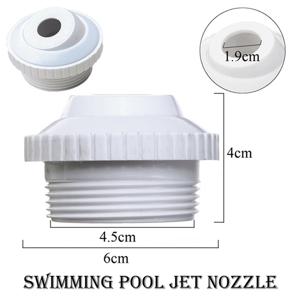 Universal Swimming Pool Nozzle Pool Spout Fitting Spa 180° Return Jet Nozzle