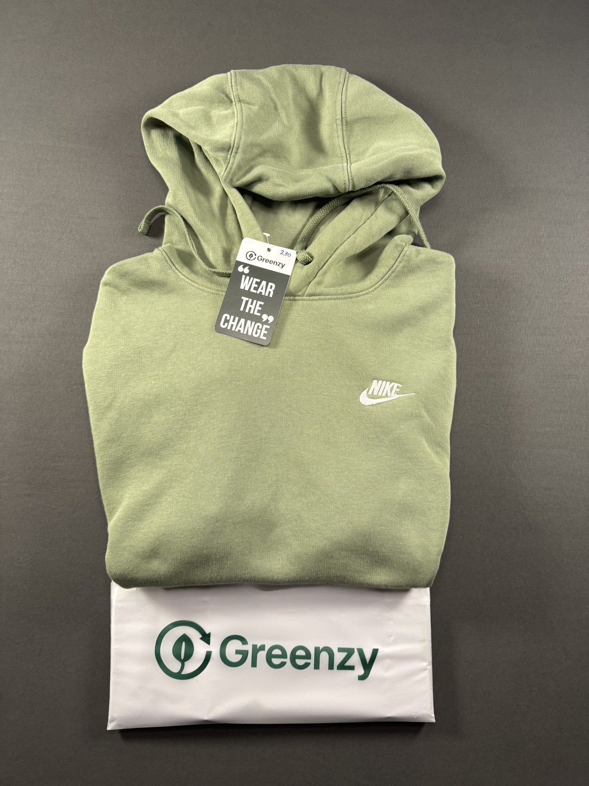 Nike Club Fleece Hoodie Green Size XS - Great Condition