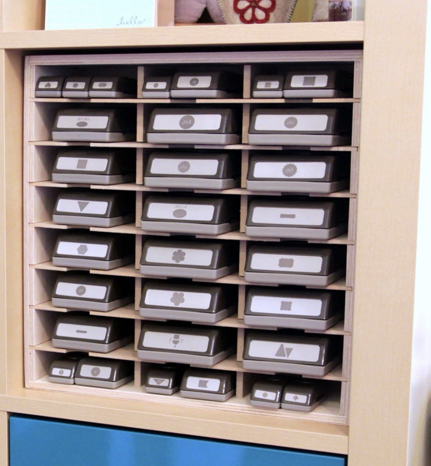 Stamp-N-Storage Lock Down Punch Holder For IKEA