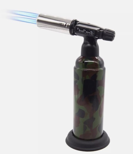 Double Torch Table Top Jet Lighter Butane 1300°C/2500°F Individual Box Camo