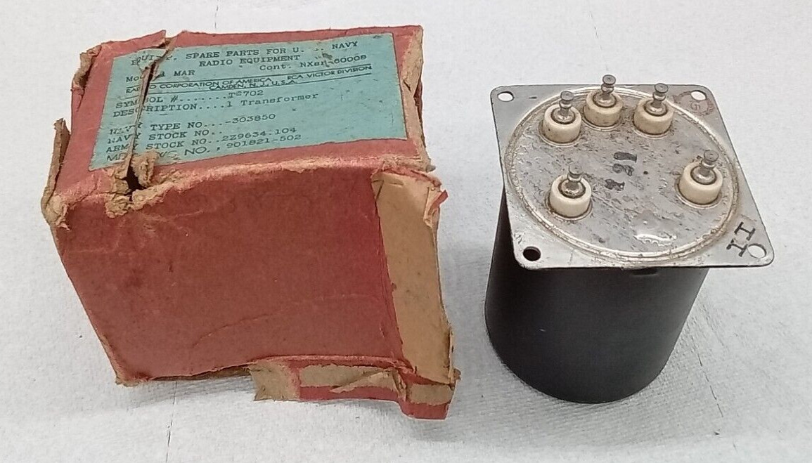MODULATION TRANSFORMER  T-702  MILITARY 2800 OHMS AT 30V WITH 0.060 AMP DC