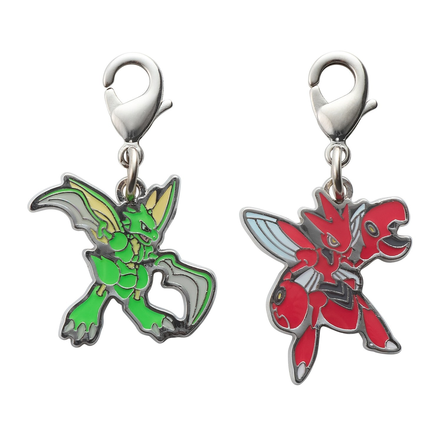 Pokemon Center National Zukan Metal Charm 123 212 Scyther Scizor
