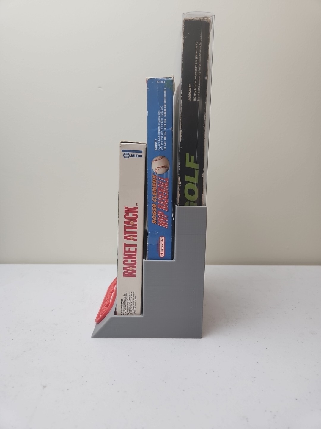 Nintendo, NES Game In Box Display Stand, 3D Printed