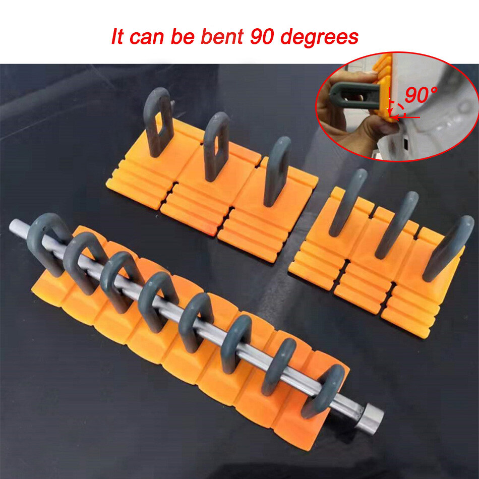 Glue Tabs Pdr Paintless Dent Repair Tools Car Auto Body Hail Damage Removal Kit