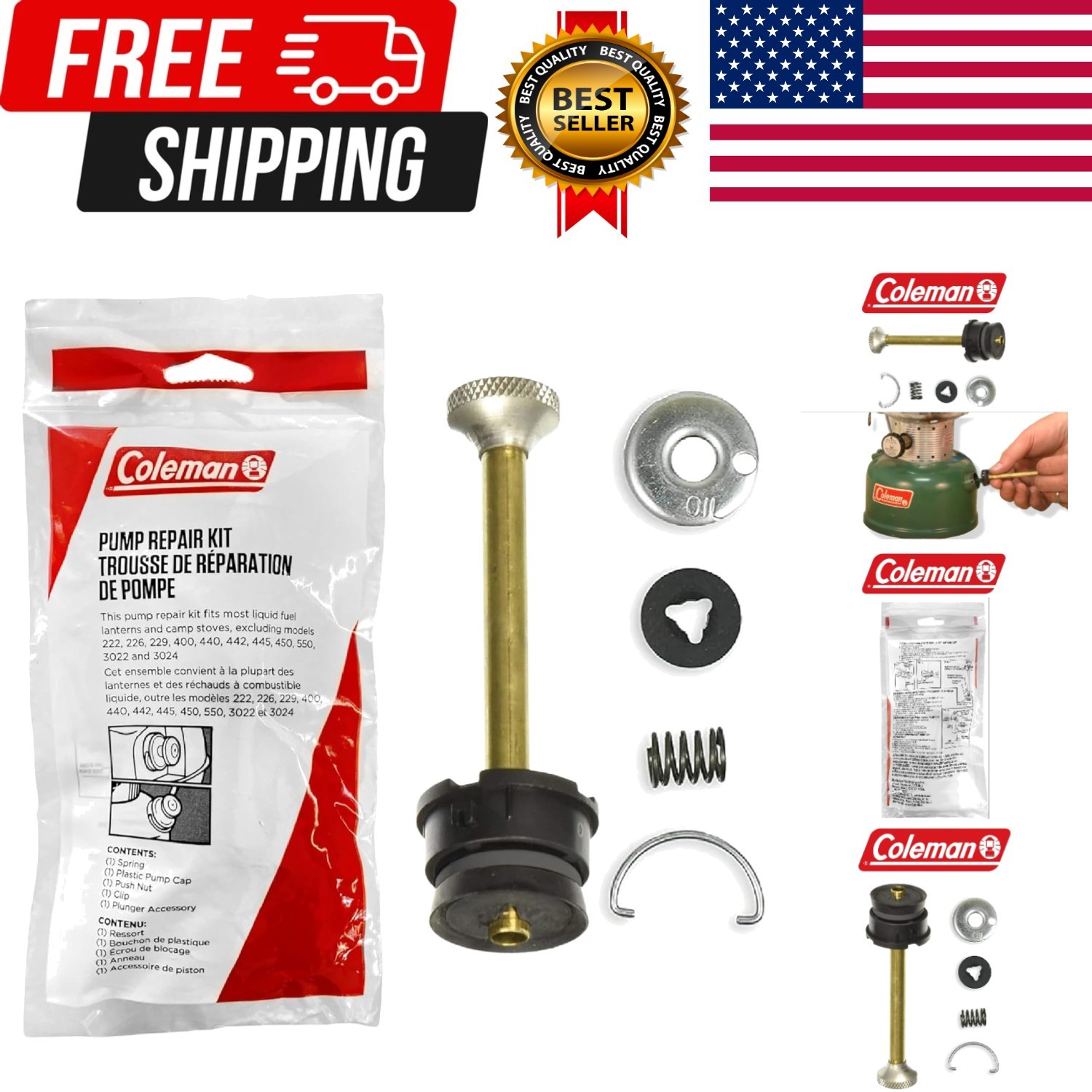 Universal Plunger Metal Part ; 4 Inch Long Plunger Pump Repair Kit ; Compatib...