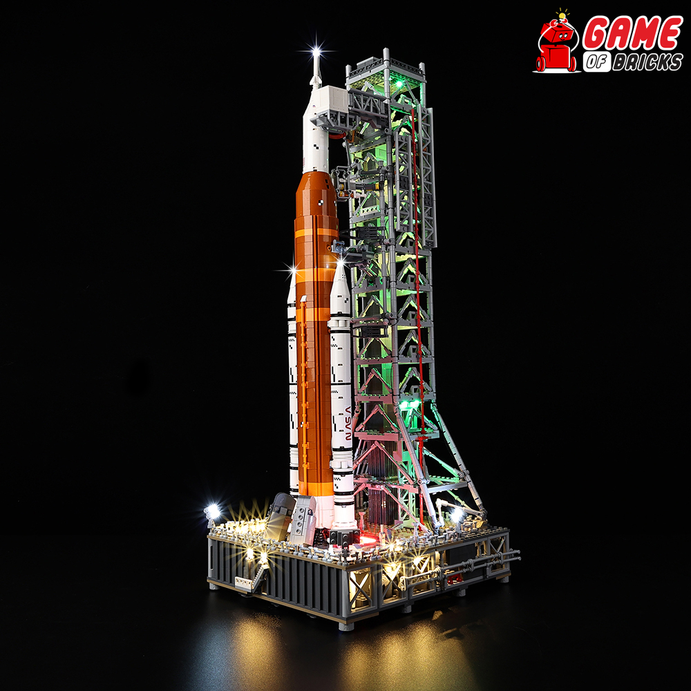 LED Light Kit for LEGO® NASA Artemis Space Launch System 10341 (Remote + Sound)