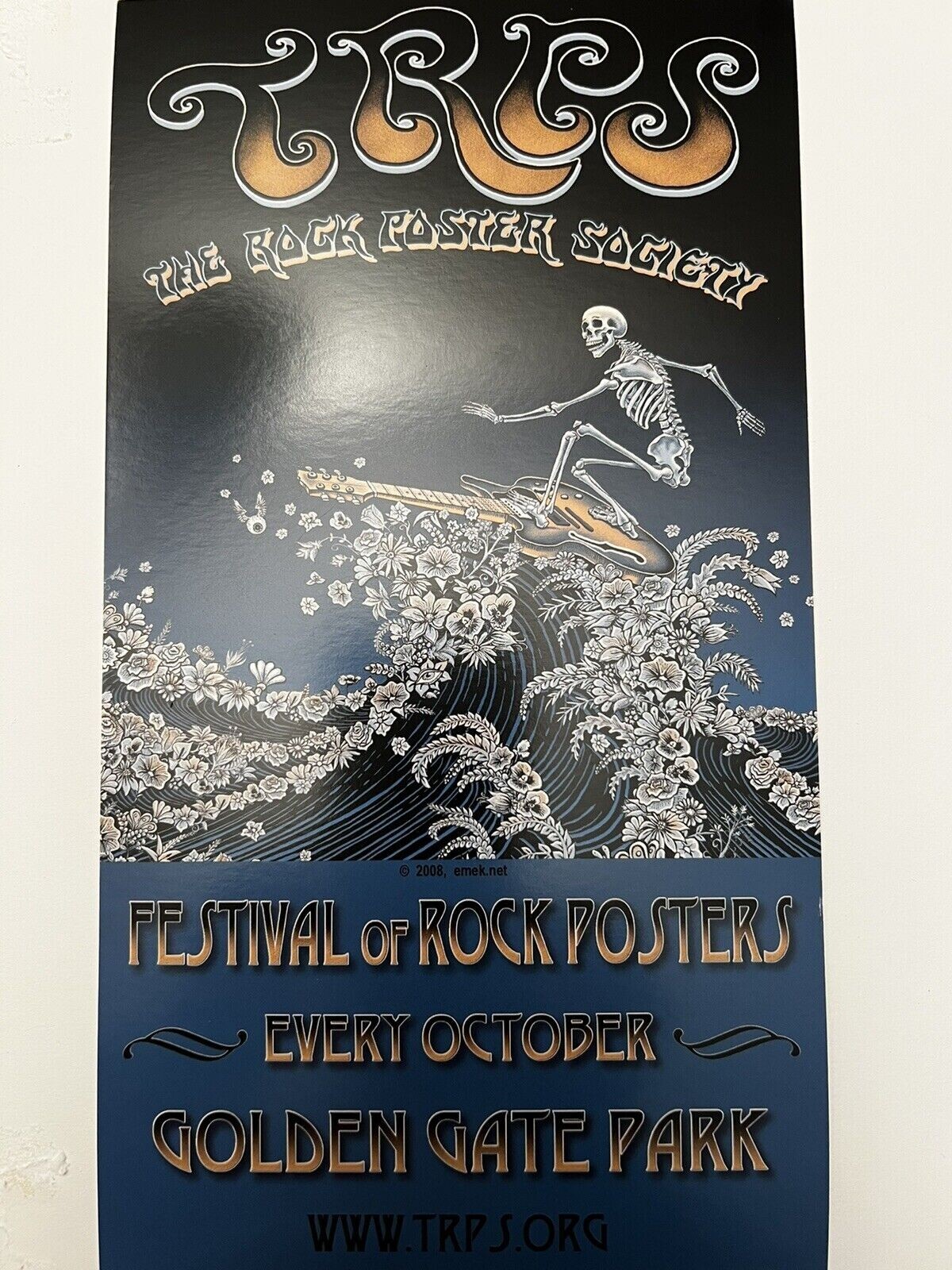 2017 TRPS Double Sided Handbill Mini Poster Chuck Sperry / Emek