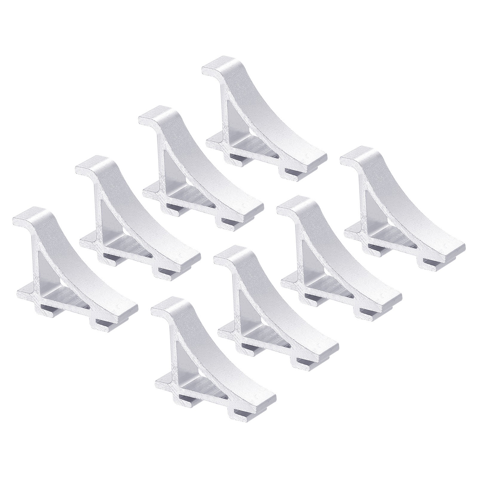 8pcs Freezer Shelf Clips Refrigerator Clip Kits 1.1x0.31x0.89"