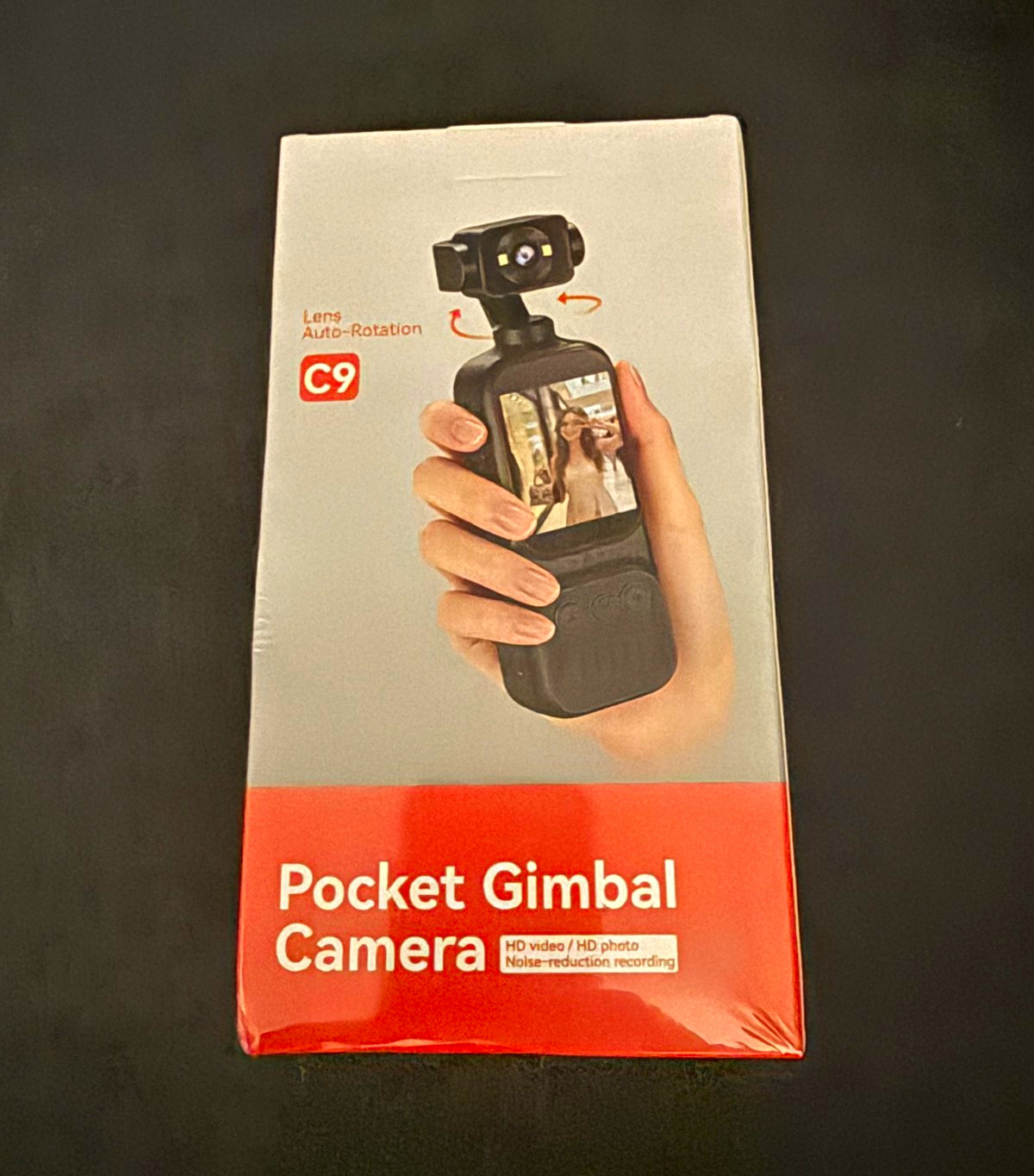 C9 Pocket Gimbal Head for Camera, Universal Compatible, Auto-Rotation