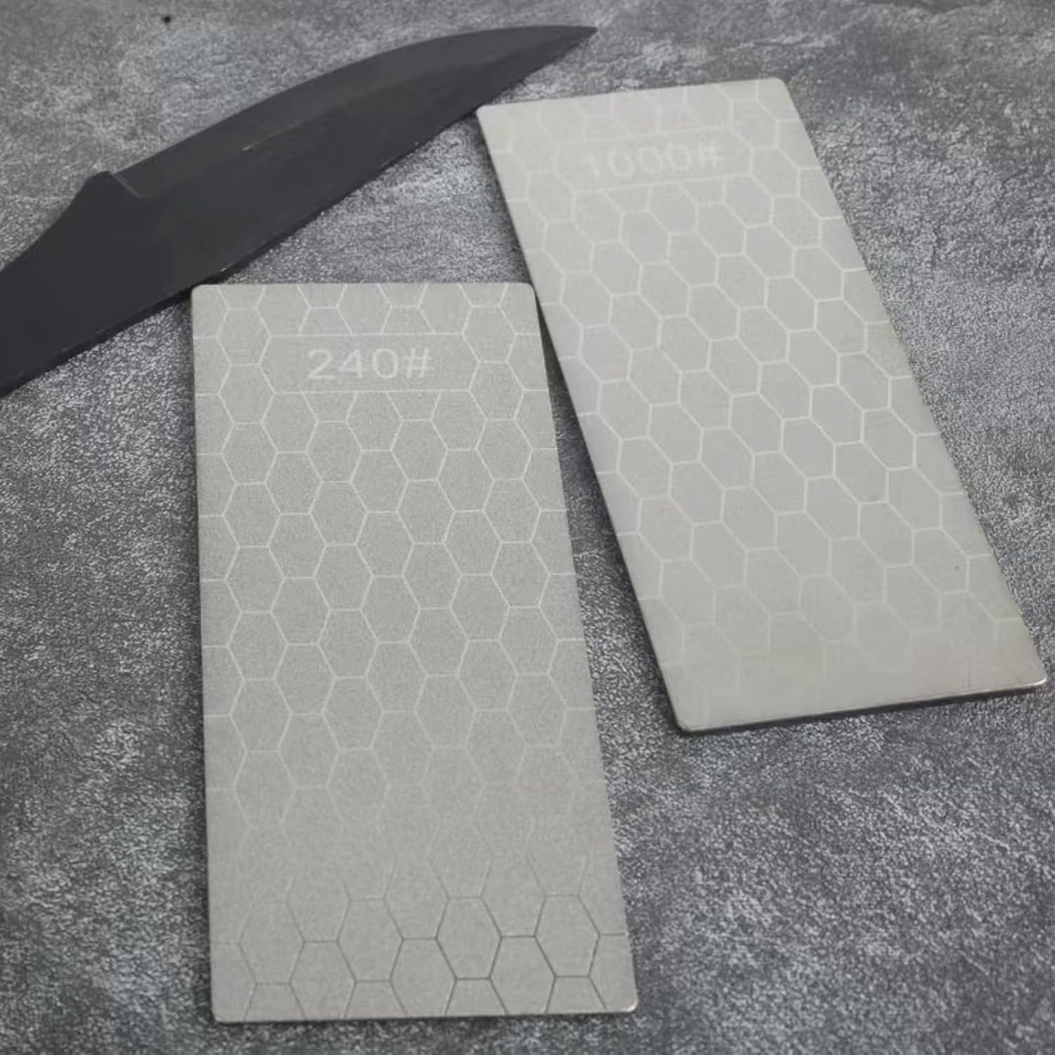 11 Pcs Diamond Sharpening Stone With Angle Guide And Leather Strop Knife Sharpen