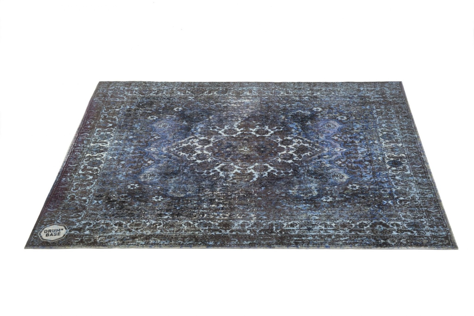 Drum N Base 163cm x 142cm Vintage Persian Club Series, Blue
