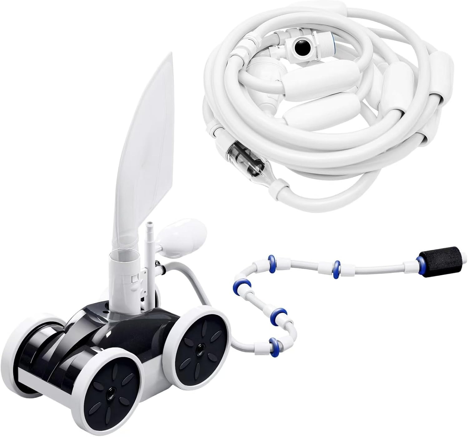 MAKHOON MPC-3 Pressure Side Pool Cleaner Sweeper w/ Feed Hose - USED