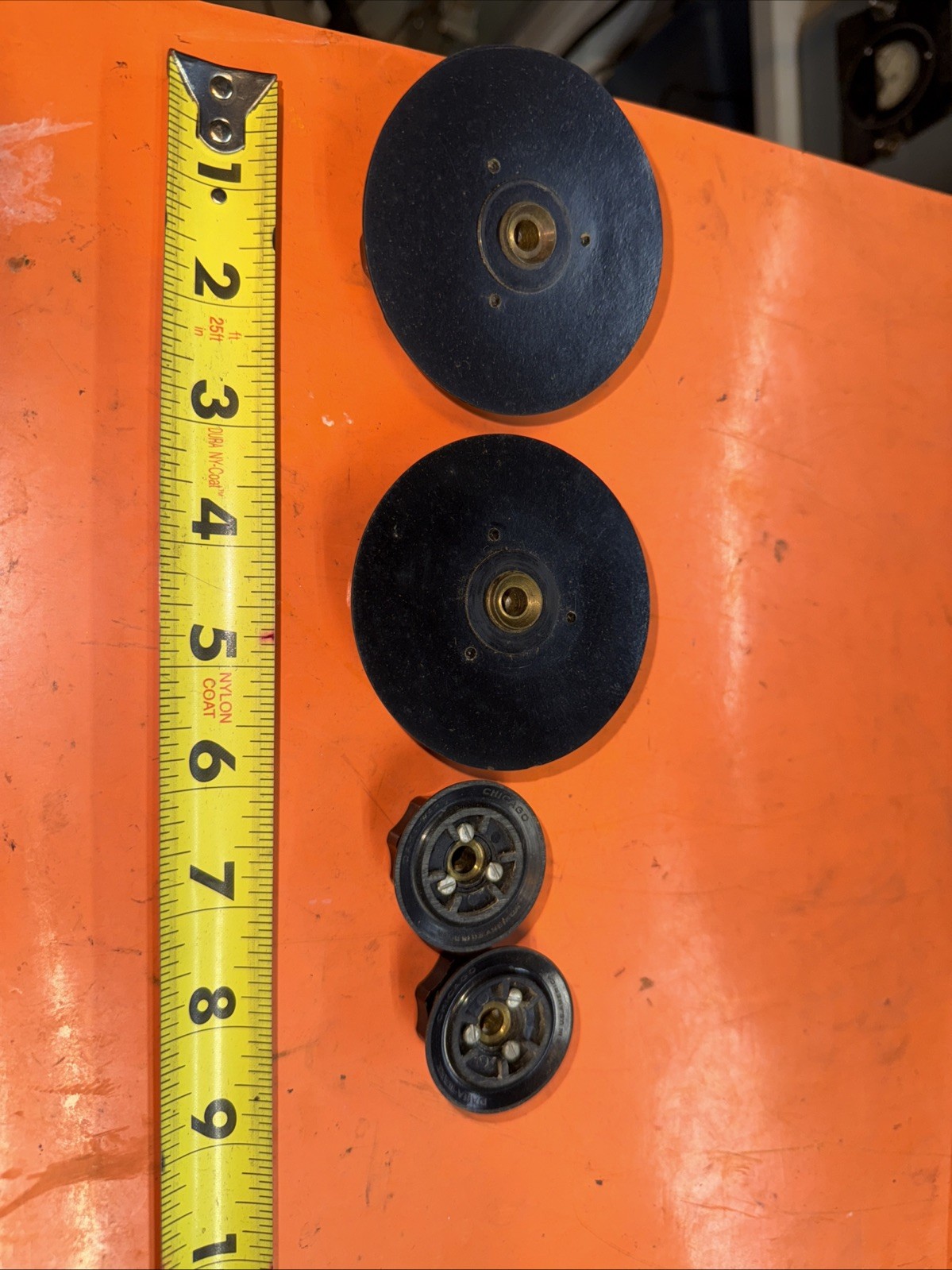 Meissner Knobs And Others Standard 1/4” Brass The One With Spinner Is Missing 1