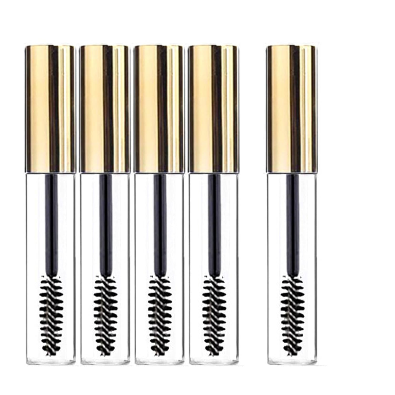 Empty Mascara Tube and Wand Castor Oil Dispensers Eyelash Brush Spoolies Refilla