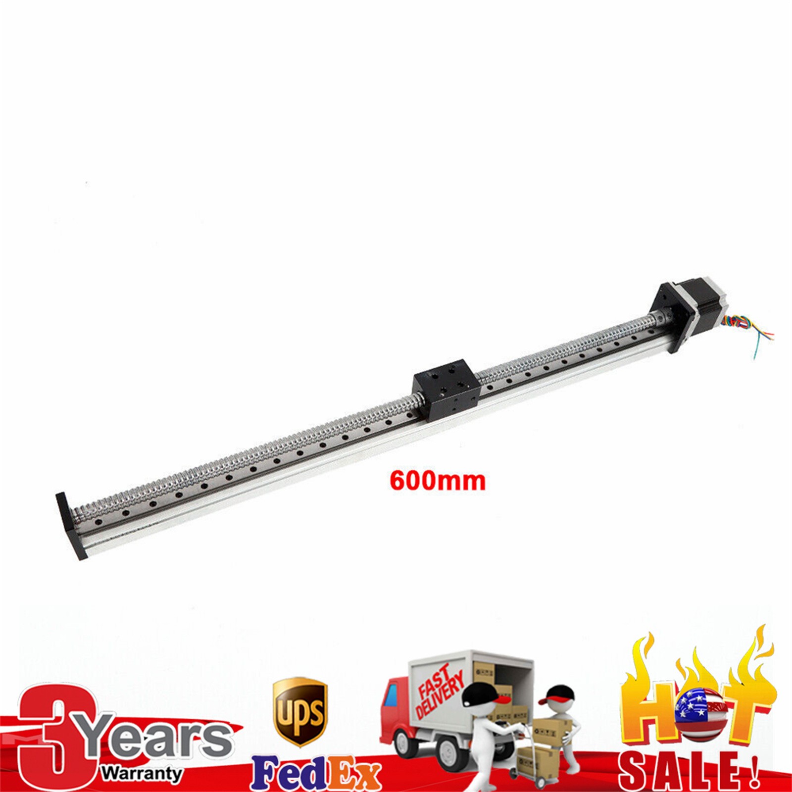 CNC Linear Actuator Ball Screw Slide Nema23 Motor Stage Rail Guide Motion Table