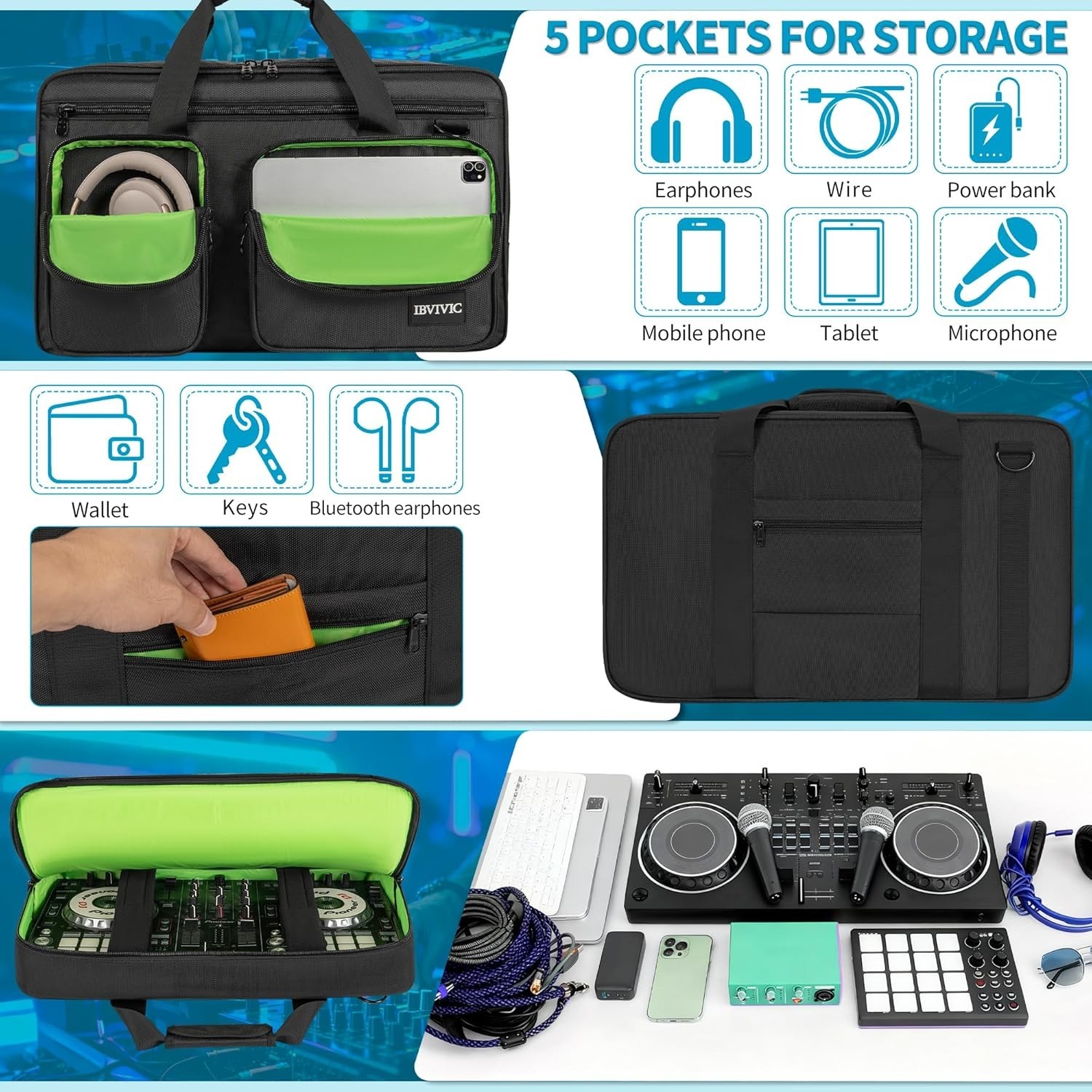 Protective Travel Case for Traktor Kontrol S4 MK3=//