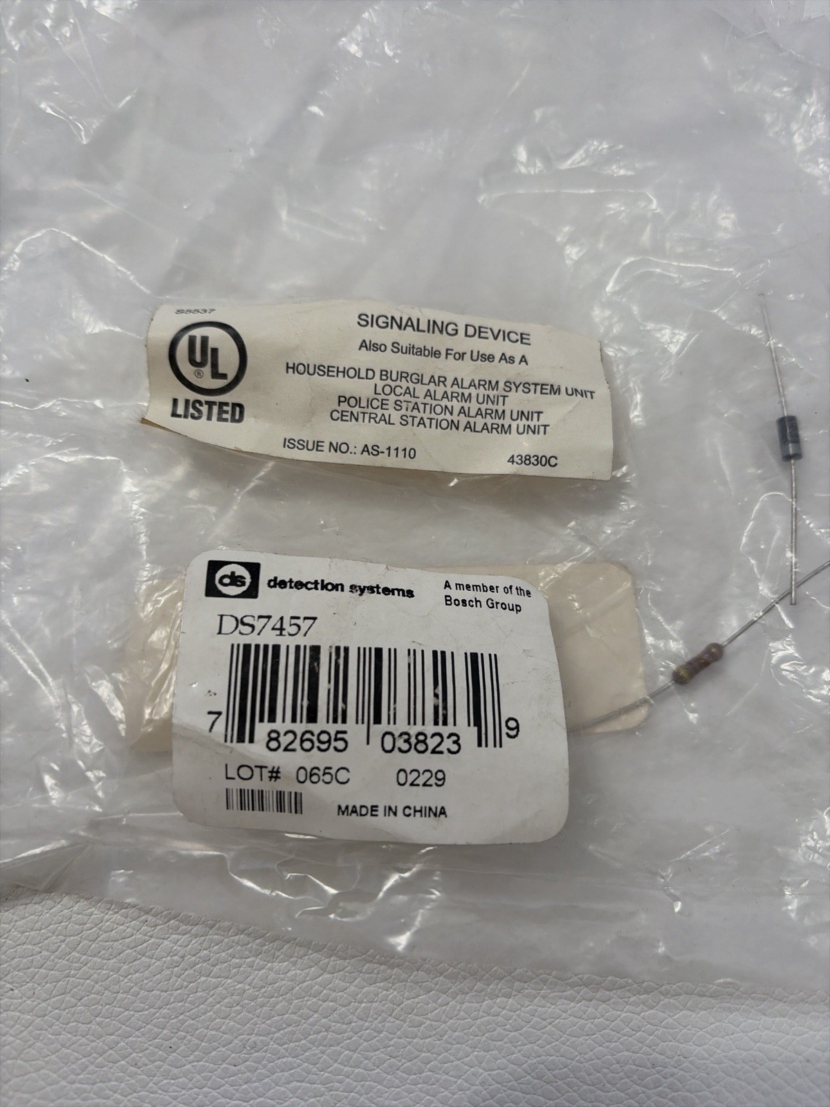 Bosch Detection Systems DS7457 Single Zone Multiplex Module NOS