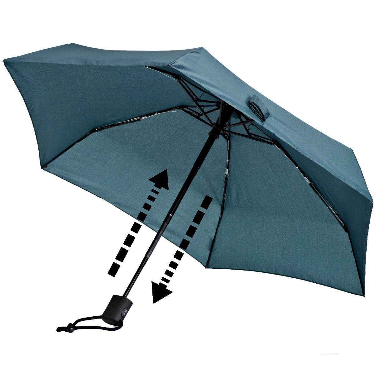 EuroSCHIRM Dainty Automatic Umbrella (Green) Lightweight Trekking Pocket Hiking