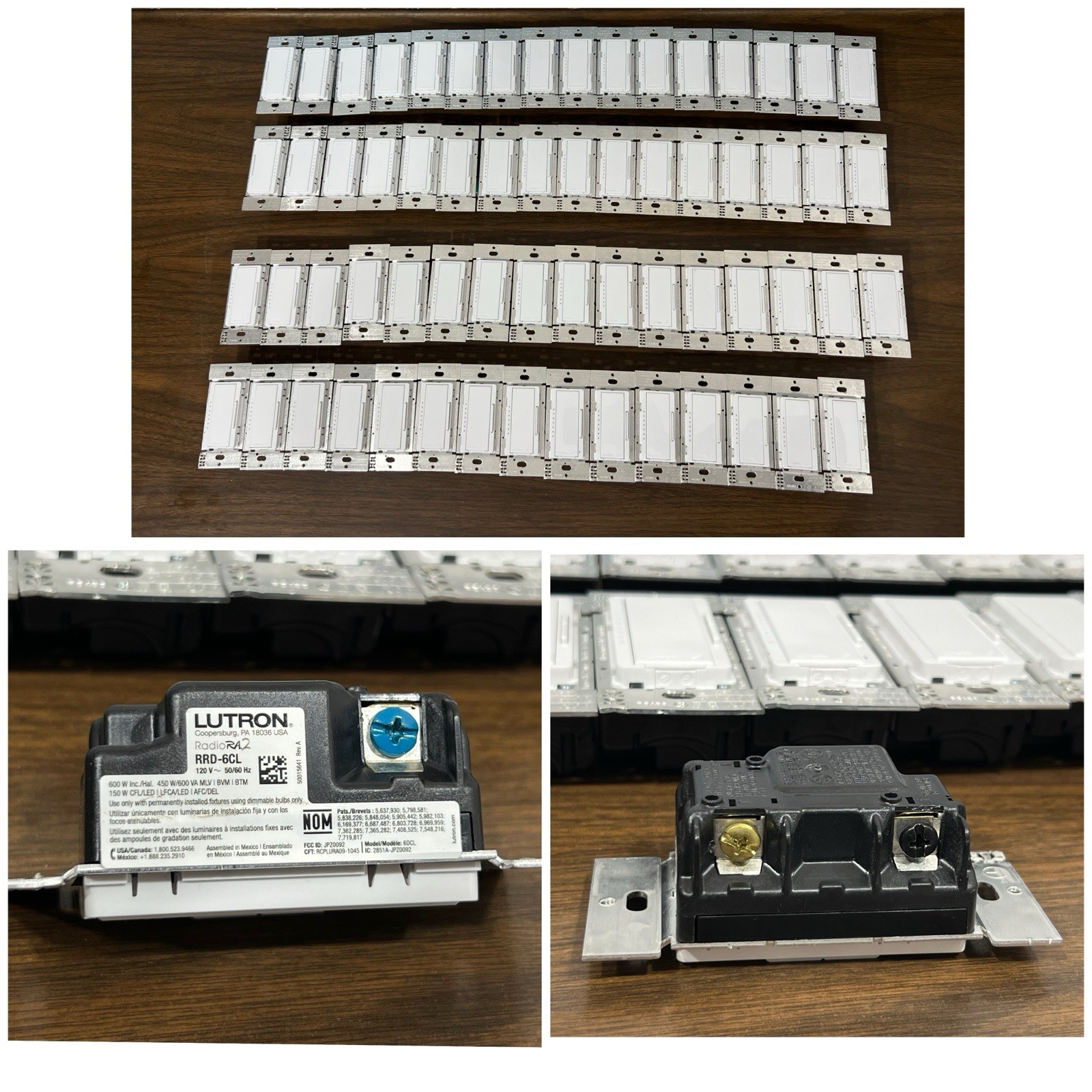 Lutron RRD-6CL RadioRA 2 Dimmer Switch – White ( PRICE FOR 1 UNIT ) WORKING