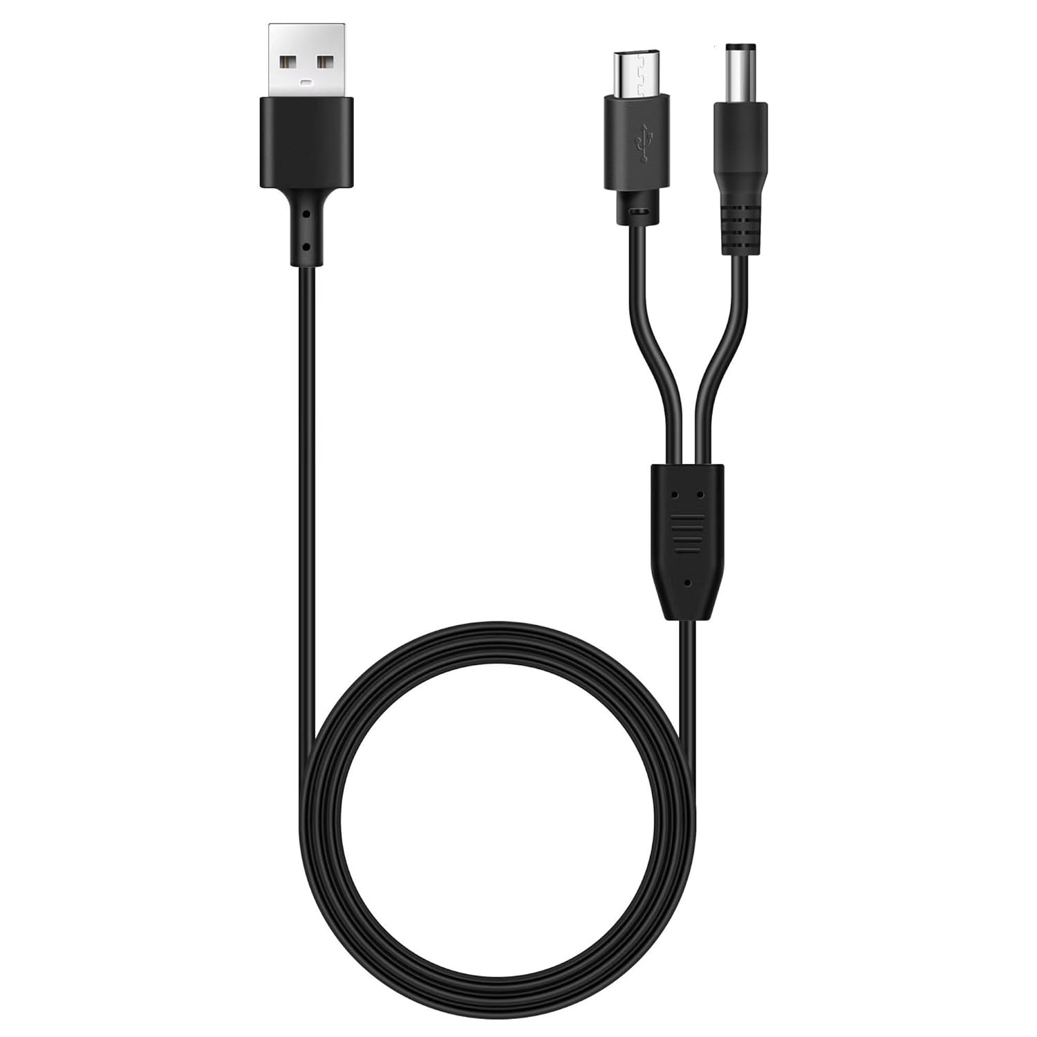 Bousnic Dog Shock Collar Charger Cable, 2-In-1 DC Charging USB for Bark Collar R