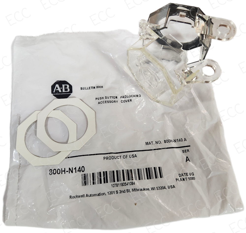 New Allen-Bradley 800H-N140 * Push Button Padlocking Accessory Cover