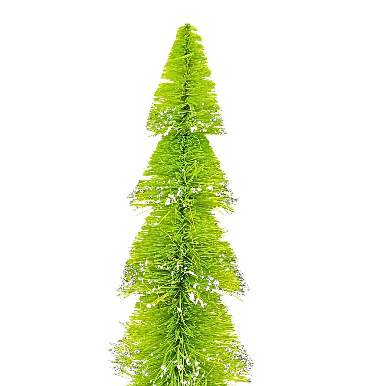 Bethany Lowe Layered Bottle Brush Decorative Sisal Glittered Tree