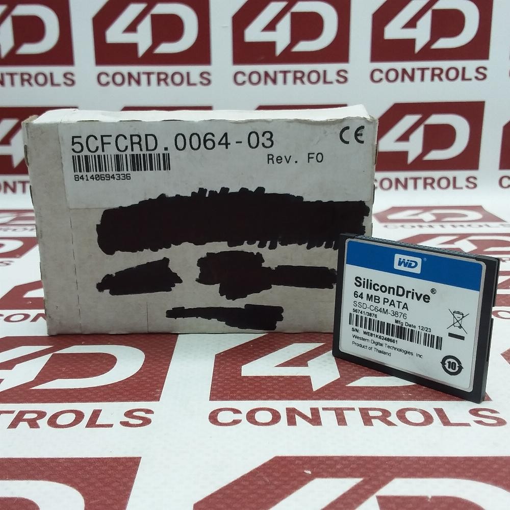 5CFCRD.0064-03 | B&R Automation | Memory Card, 64MB, Opened