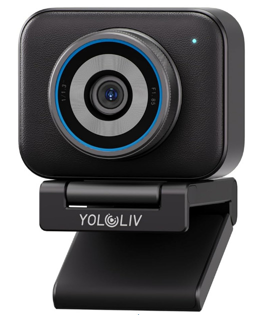 YOLOLIV YoloCam S3, 4K Streaming Webcam, Has Protection Plan TILL APR  22, 2029