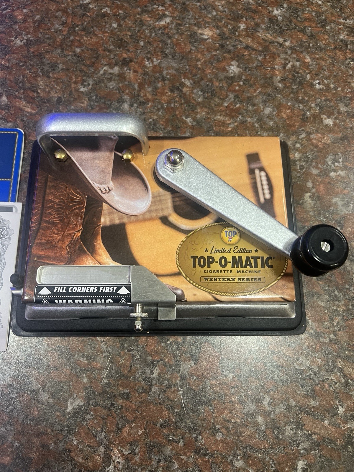 TOP-O- MATIC CIGARETTE ROLLING MACHINE  WORKS W/ KING SIZE & 100MM TUBES USED