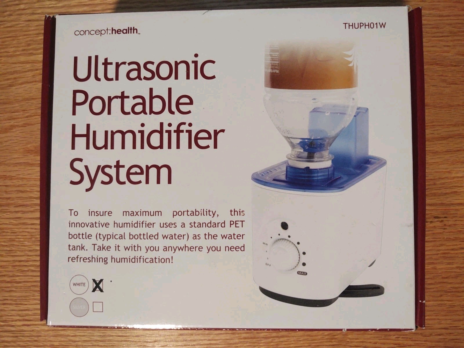 Concept Health Portable Ultrasonic Humidifier System - Open Box