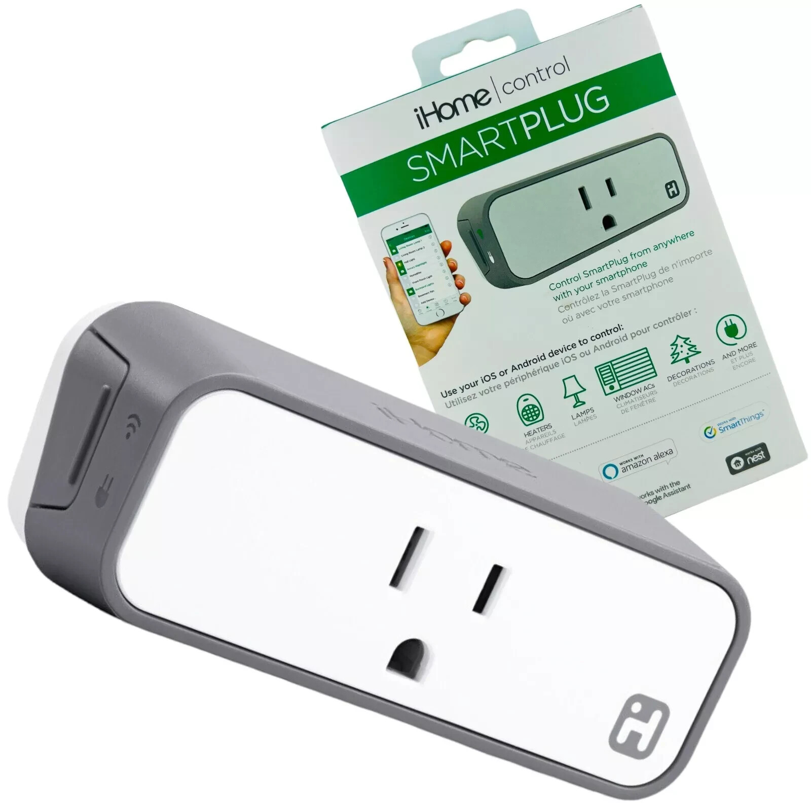 iHome ISP6 Wifi Smartplug Home Bedroom String Light IOS HomeKit APP Control NEW