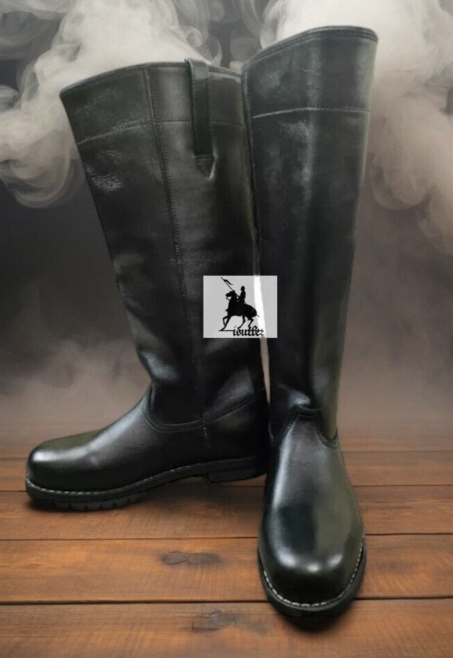 Cavalry Ridding Black Leather US size 5 to 15