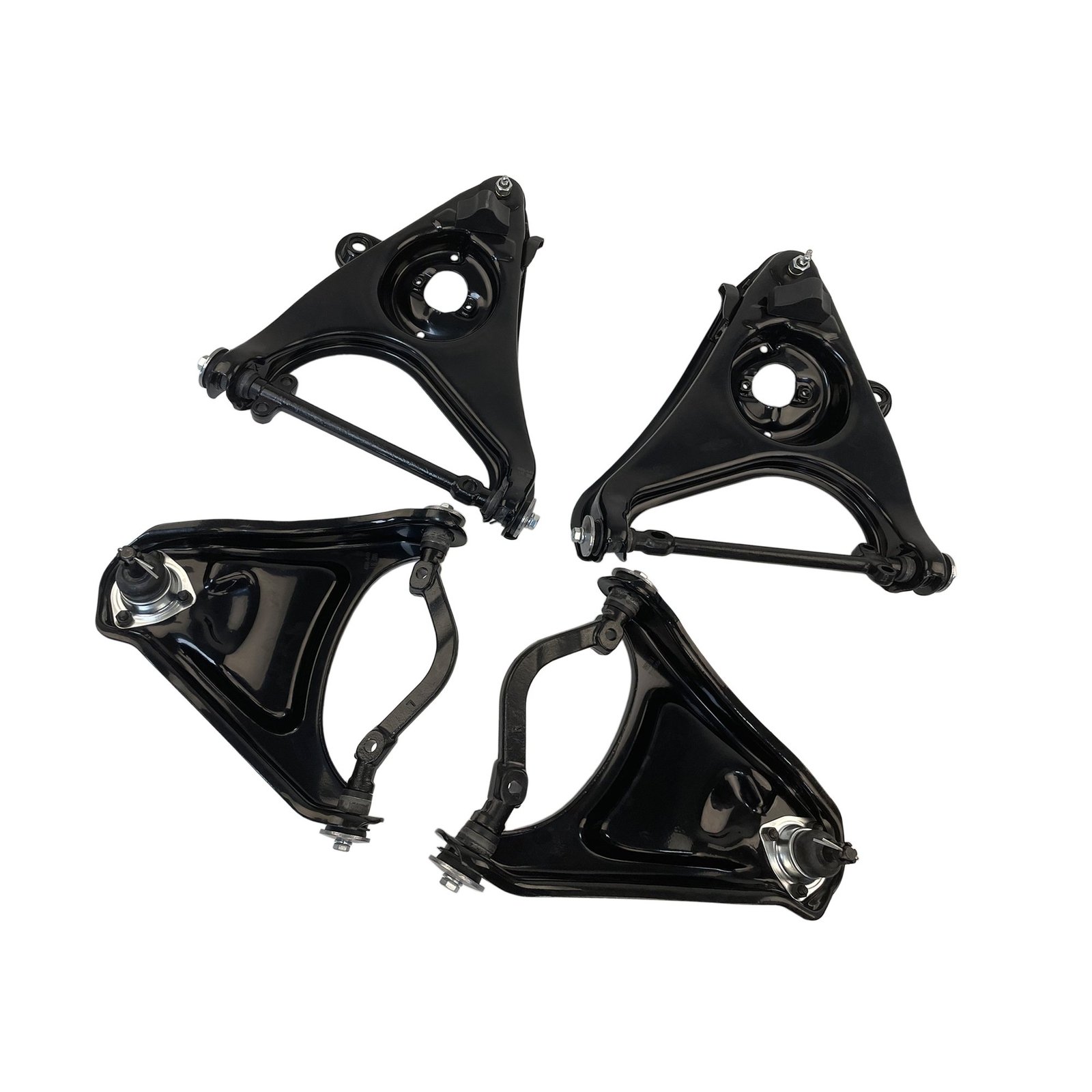 Stock Upper & Lower Control Arms Set Suspension Kit For Chevy Impala Biscayne