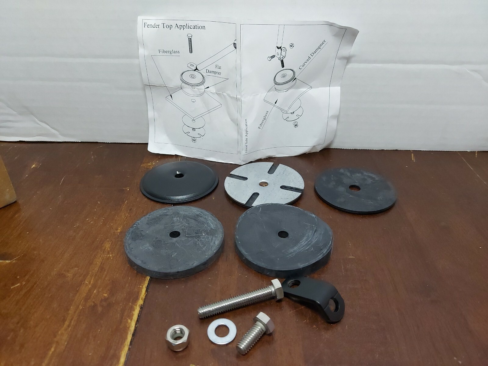 NOS,  ML743300 Bell Mount For IC-Included Rubber For Flat & Curved Surface.