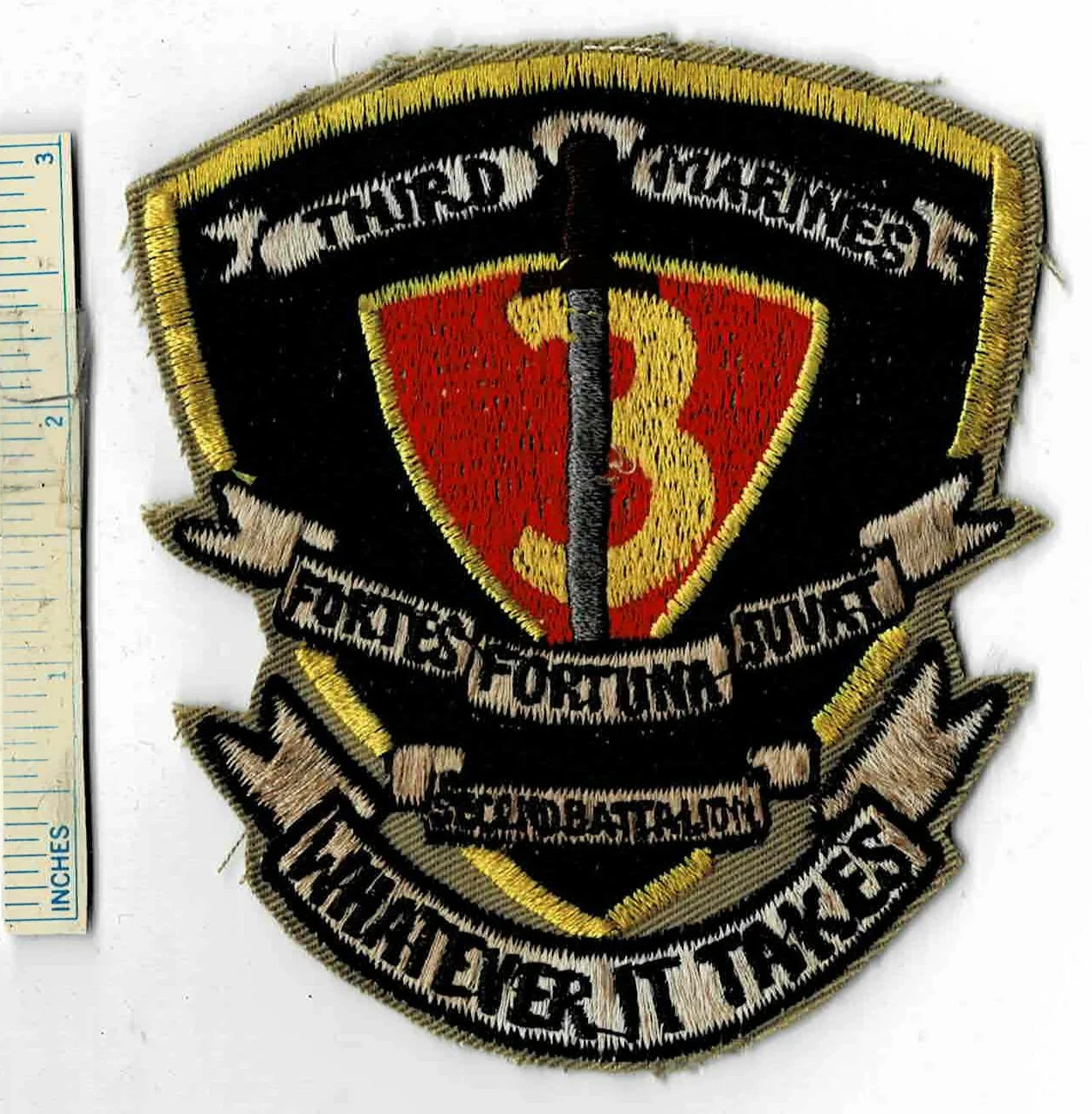 Vietnam War WHATEVER It TAKES 3rd Marines 2nd Battalion Bn Batt Shoulder Patch