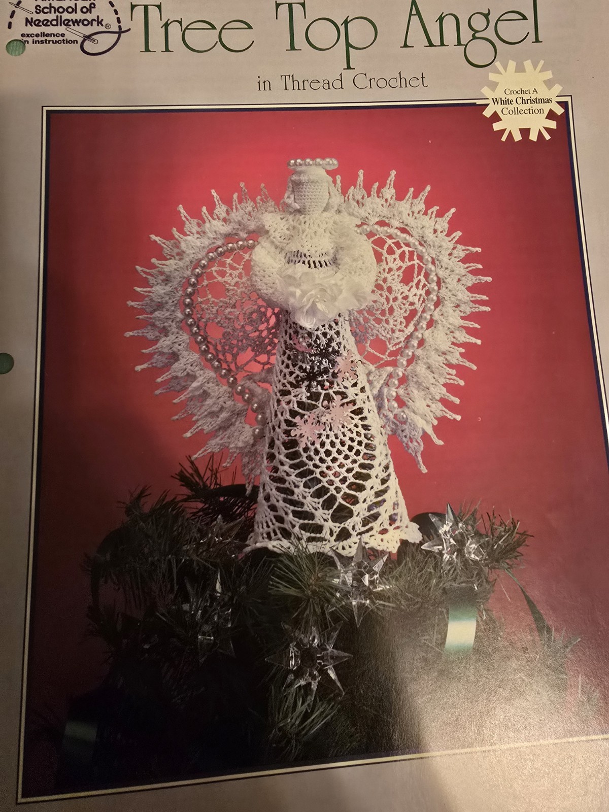 Tree Top Angel In Thread CROCHET By ASN