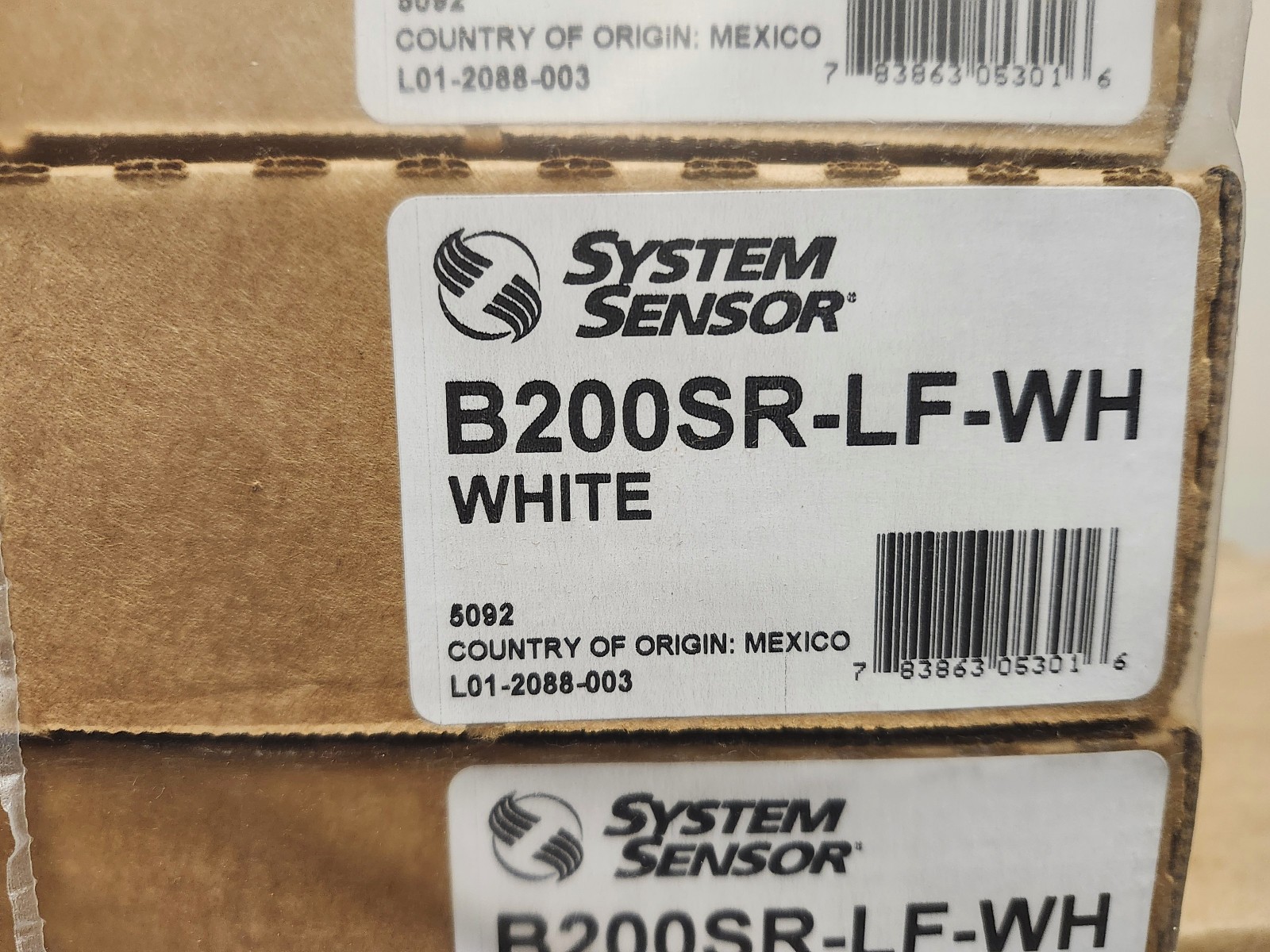 Sounder Base, 6", Low Frequency, White, System Sensor #B200SR-LF-WH